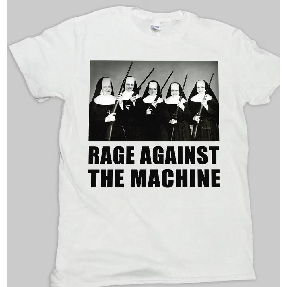 Ratm Rage Against The Machine Nuns With Guns Unisex T-Shirt Ratm Band Retro